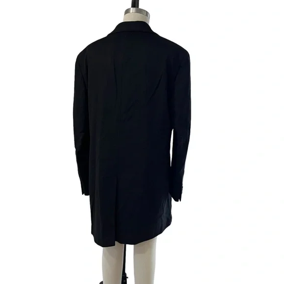 Jack Victor Westley Wool & Cashmere Overcoat in Black Men’s Size 44R